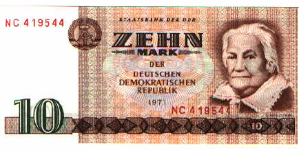 GDR, 10 marks, reverse
