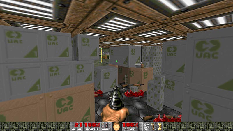 Wading - (Doom level) package hall